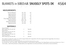Sirdar Blankets Knitting Pattern in Snuggly Spots DK 4564P PDF DOWNLOAD