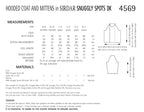 Sirdar Hooded Coat and Mittens Knitting Pattern in Snuggly Spots DK 4569P PDF DOWNLOAD