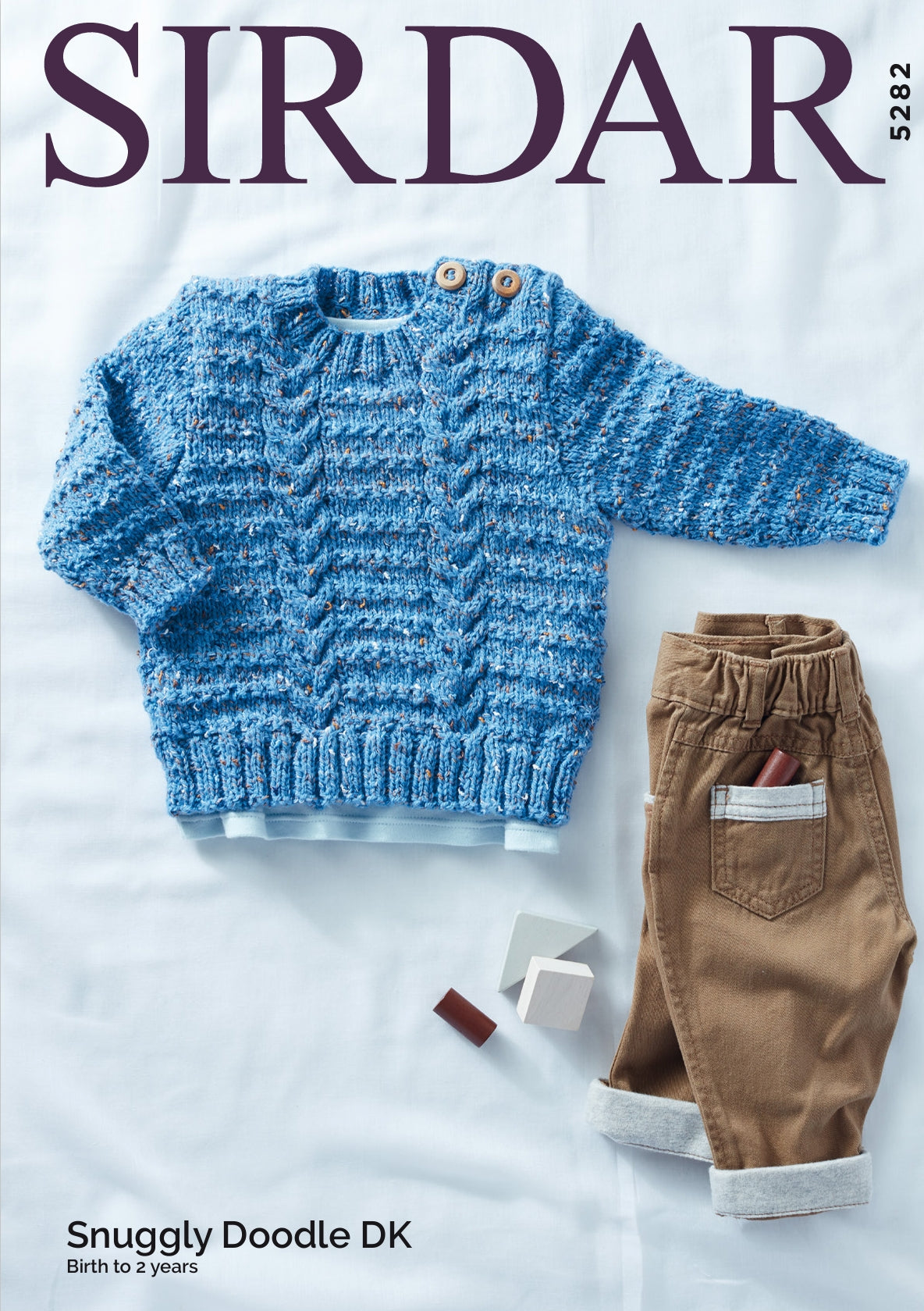 Sirdar Sweater Knitting Pattern in DK 5282P PDF DOWNLOAD