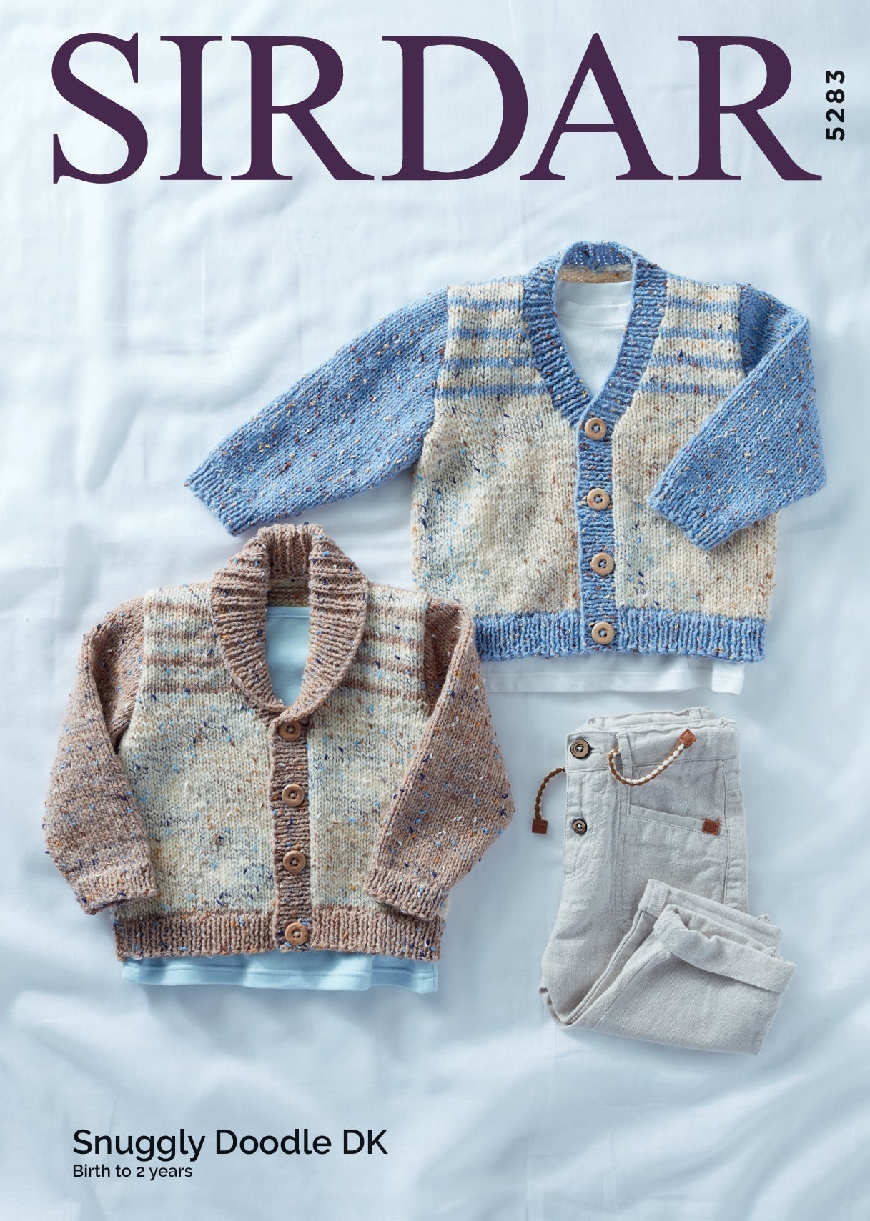 Sirdar Cardigans Knitting Pattern in DK 5283P PDF DOWNLOAD