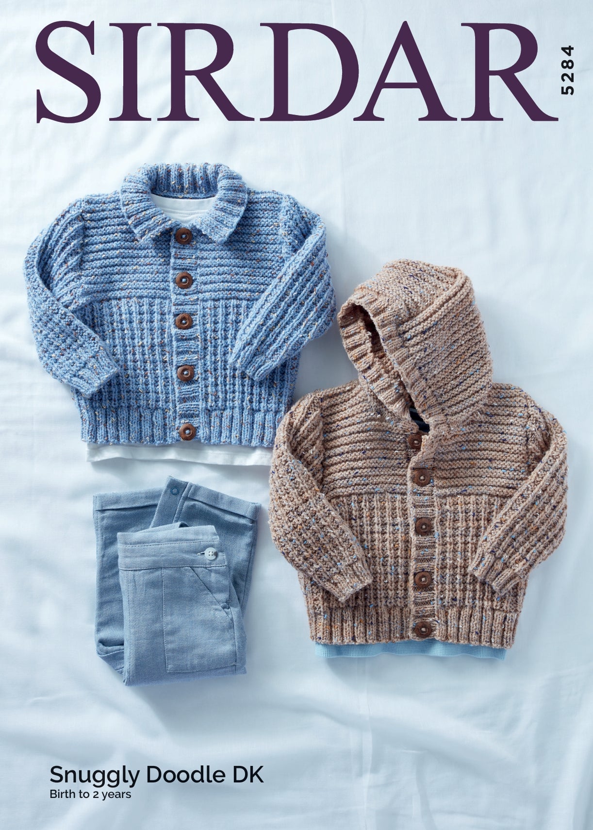 Sirdar Jackets Knitting Pattern in DK 5284P PDF DOWNLOAD