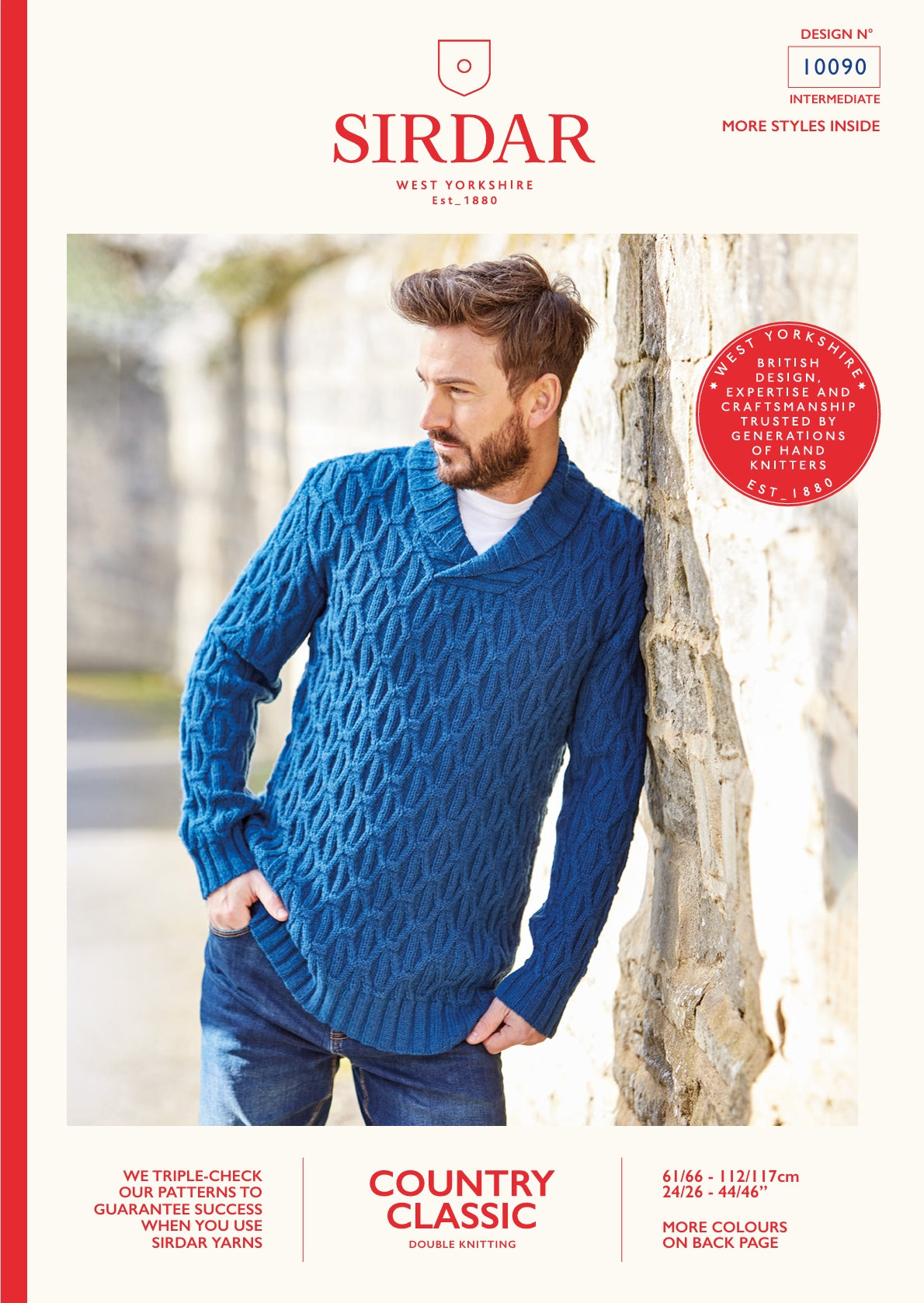 Sirdar Sweater Knitting Pattern in DK 10090P PDF DOWNLOAD