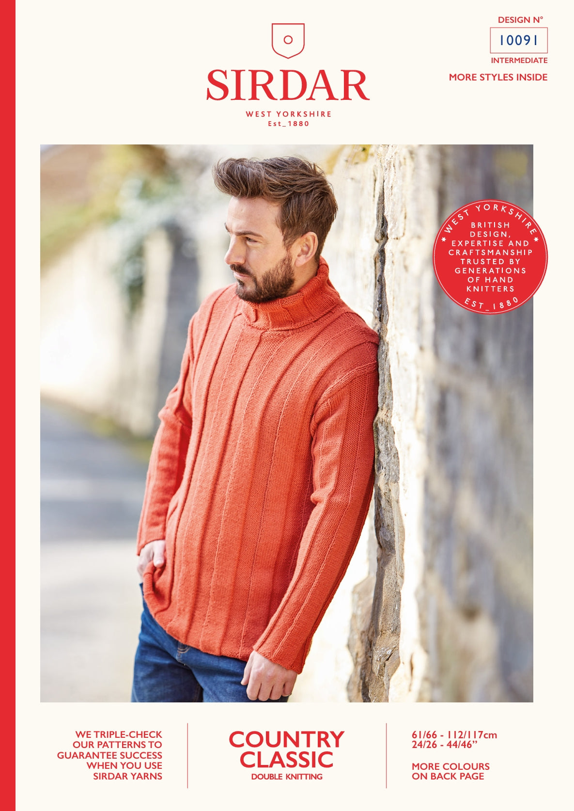Sirdar Sweater Knitting Pattern in DK 10091P PDF DOWNLOAD
