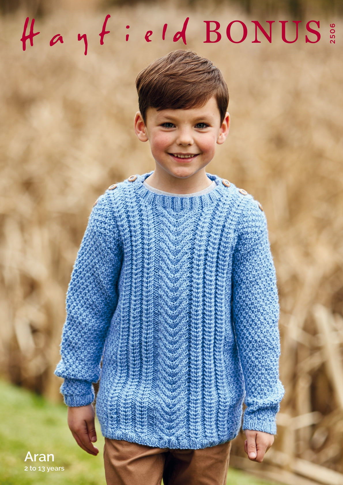 Hayfield Sweater Knitting Pattern in Aran 2506P PDF DOWNLOAD