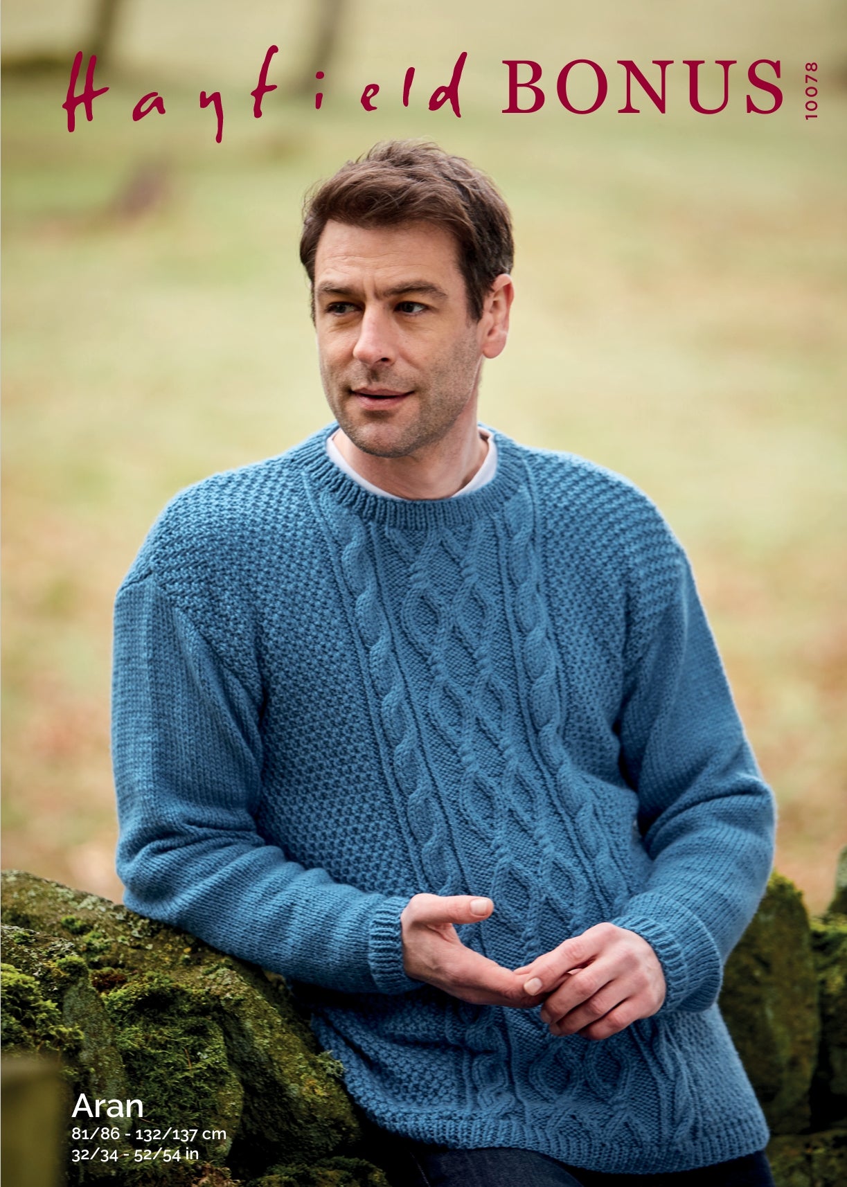 Hayfield Sweater Knitting Pattern in Aran 10078P PDF DOWNLOAD