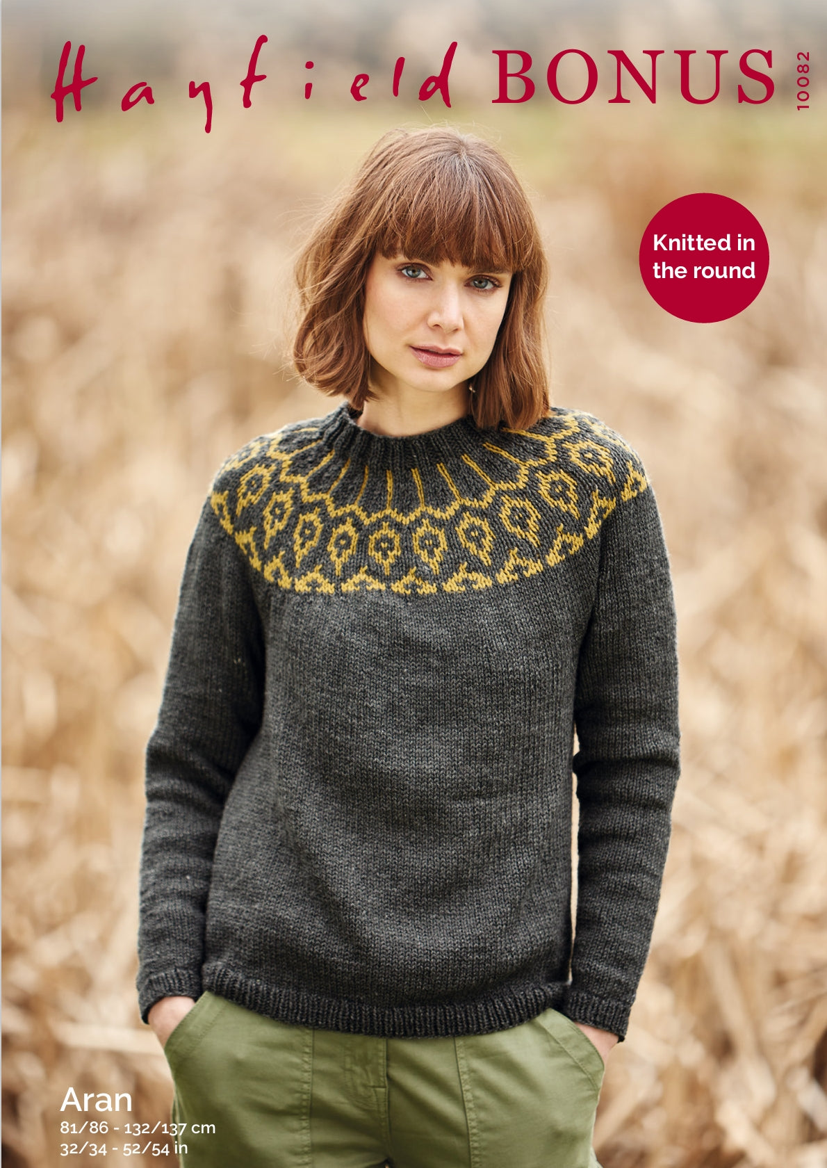 Hayfield Sweater Knitting Pattern in Aran 10082P PDF DOWNLOAD