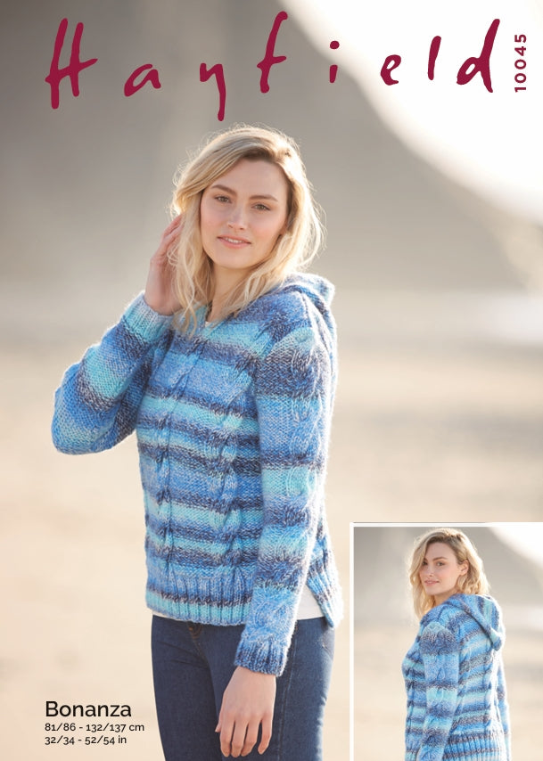 Hayfield Sweater Knitting Pattern in Chunky 10045P PDF DOWNLOAD
