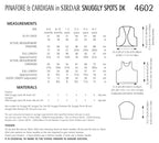 Sirdar Pinafore and Cardigan Knitting Pattern in Snuggly Spots DK 4602P PDF DOWNLOAD