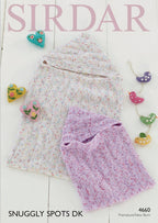 Sirdar Baby Nest Knitting Pattern in Snuggly Spots DK 4660P PDF DOWNLOAD