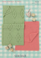 Sirdar Blankets Crochet Pattern in Snuggly 4ply 4639P PDF DOWNLOAD