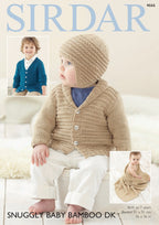 Sirdar Cardigans, Helmet and Blanket Knitting Pattern in Snuggly Baby Bamboo DK 4666P PDF DOWNLOAD