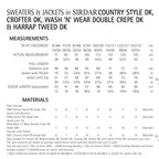 Sirdar Sweaters and Jackets Knitting Pattern in Crofter DK and Country Style DK 7983P PDF DOWNLOAD