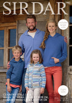 Sirdar Sweaters and Jackets Knitting Pattern in Crofter DK and Country Style DK 7983P PDF DOWNLOAD