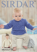 Sirdar Boys Sweaters Knitting Pattern in Snuggly DK 4705P PDF DOWNLOAD