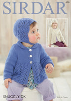 Sirdar Cardigans and Hats Knitting Pattern in Snuggly DK 4709P PDF DOWNLOAD