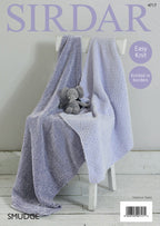 Sirdar Blankets Knitting Pattern in Sirdar Smudge 4717P PDF DOWNLOAD