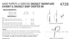Sirdar Hand Puppets Knitting Pattern in Sirdar Snuggly Snowflake Chunky and Baby Crofter DK 4728P PDF DOWNLOAD