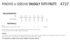 Sirdar Ponchos Knitting Pattern in Sirdar Snuggly Tutti Frutti 4737P PDF DOWNLOAD