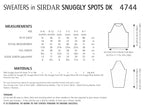 Sirdar Sweaters Knitting Pattern in Sirdar Snuggly Spots DK 4744P PDF DOWNLOAD