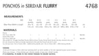 Sirdar Ponchos Knitting Pattern in Sirdar Flurry 4768P PDF DOWNLOAD