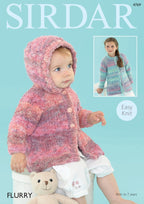 Sirdar Baby and Girls Coats Knitting Pattern in Sirdar Flurry 4769P PDF DOWNLOAD