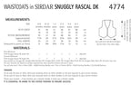 Sirdar Waistcoats Knitting Pattern in Sirdar Snuggly Rascal DK 4774P PDF DOWNLOAD