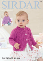 Sirdar Cardigans Knitting Pattern in Sirdar Supersoft Aran 4783P PDF DOWNLOAD