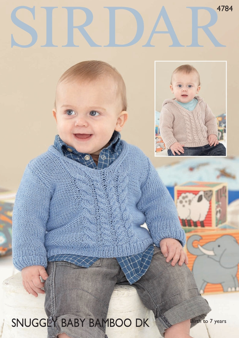 Sirdar Sweaters Knitting Pattern in Sirdar Supersoft Aran 4784P PDF DOWNLOAD