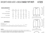 Sirdar Hooded Jacket Knitting Pattern in Snuggly Tutti Frutti 4789P PDF DOWNLOAD