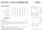 Sirdar Sweaters Knitting Pattern in Sirdar Snuggly DK 4815P PDF DOWNLOAD