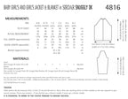 Sirdar Girls Jacket and Blanket Knitting Pattern in Sirdar Snuggly DK 4816P PDF DOWNLOAD