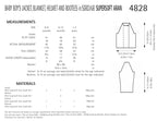 Sirdar Baby Boys Jacket, Blanket, Helmet and Bootees Knitting Pattern in Sirdar Supersoft Aran 4828P PDF DOWNLOAD