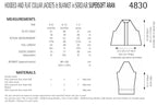 Sirdar Hooded and Flat Collar Jackets and Blanket Knitting Pattern in Sirdar Supersoft Aran 4830P PDF DOWNLOAD