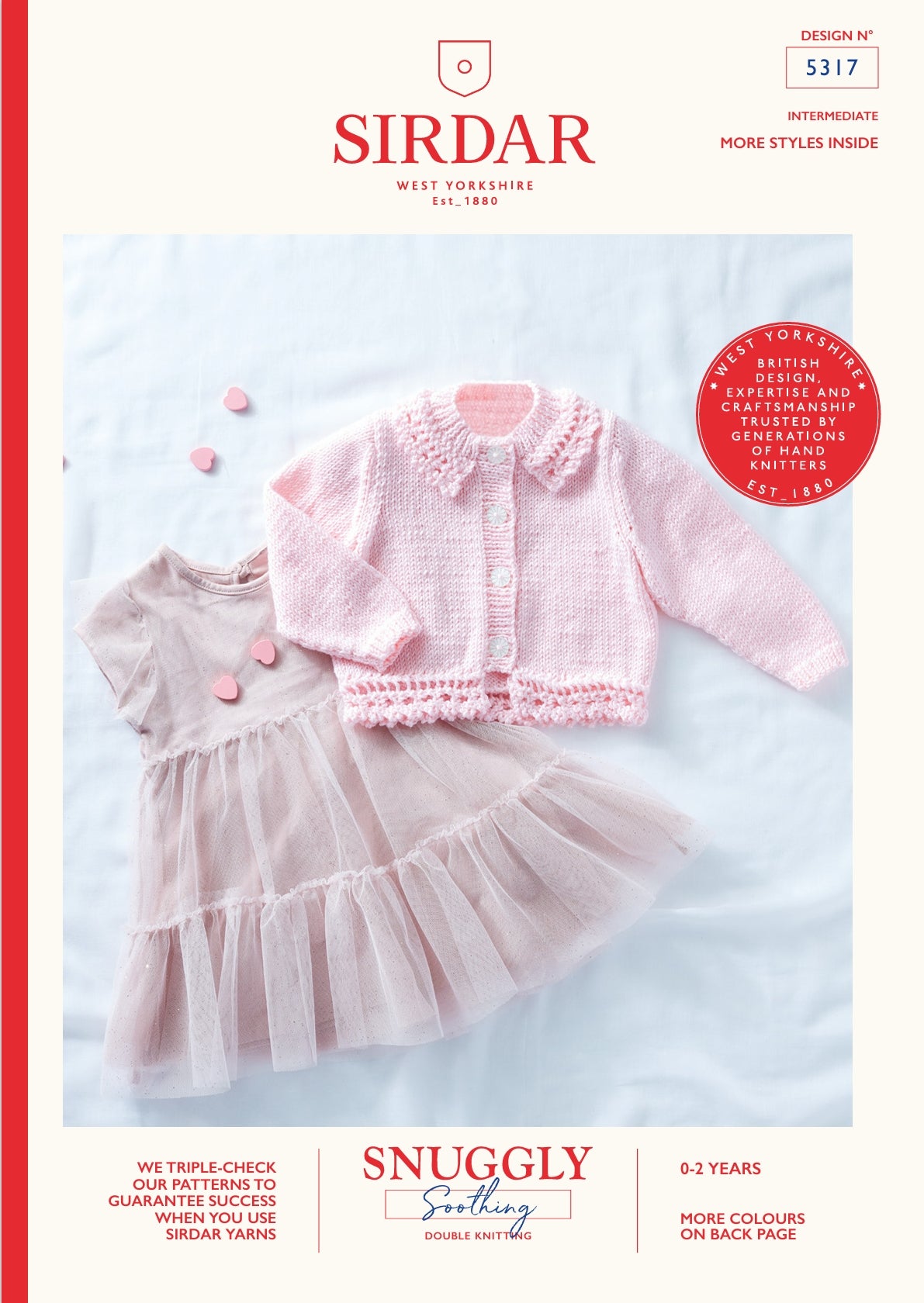 Sirdar Cardigan Knitting Pattern in DK 5317P PDF DOWNLOAD