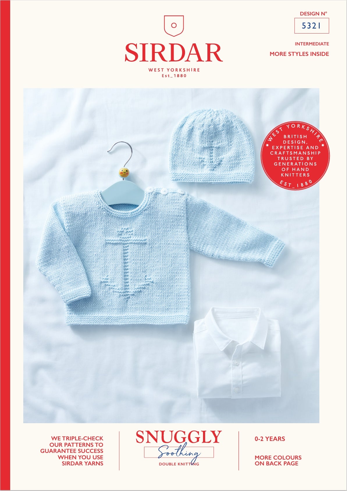 Sirdar Sweater & Hat Knitting Pattern in DK 5321P PDF DOWNLOAD