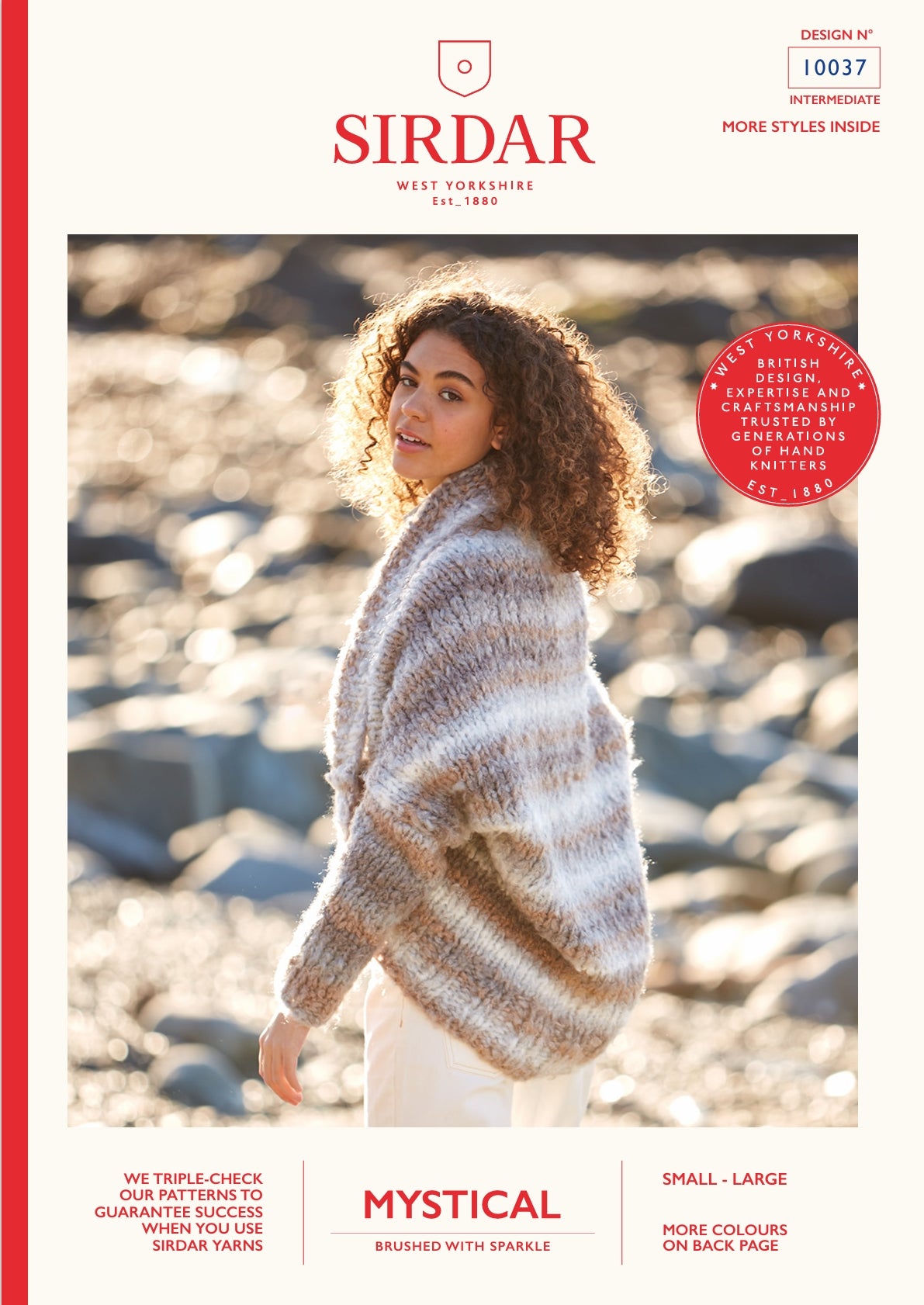 Sirdar Cardigan Knitting Pattern in Super Chunky 10037P PDF DOWNLOAD