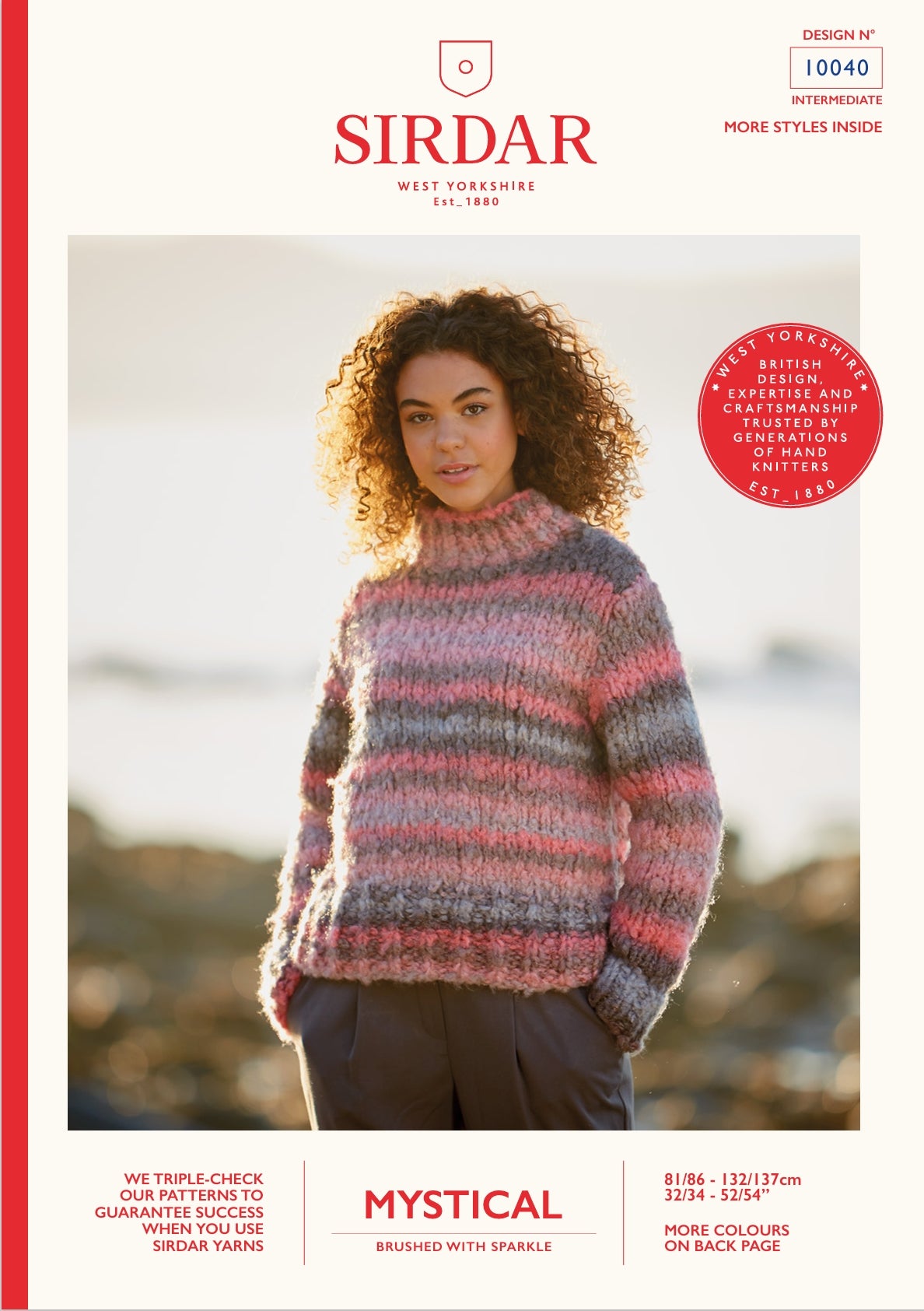 Sirdar Boxy Sweater Knitting Pattern in Super Chunky 10040P PDF DOWNLOAD