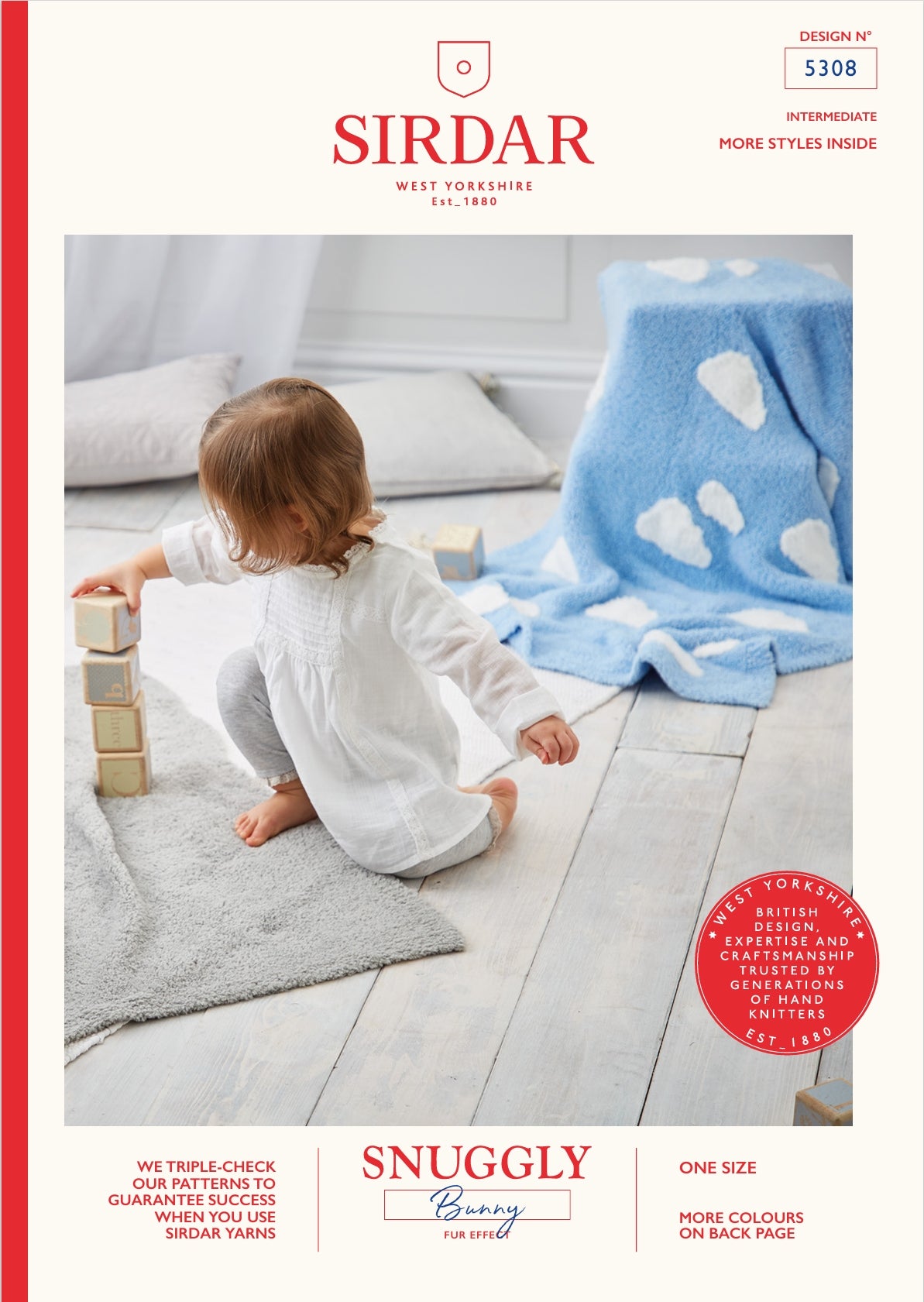 Sirdar Blanket Knitting Pattern in Aran 5308P PDF DOWNLOAD