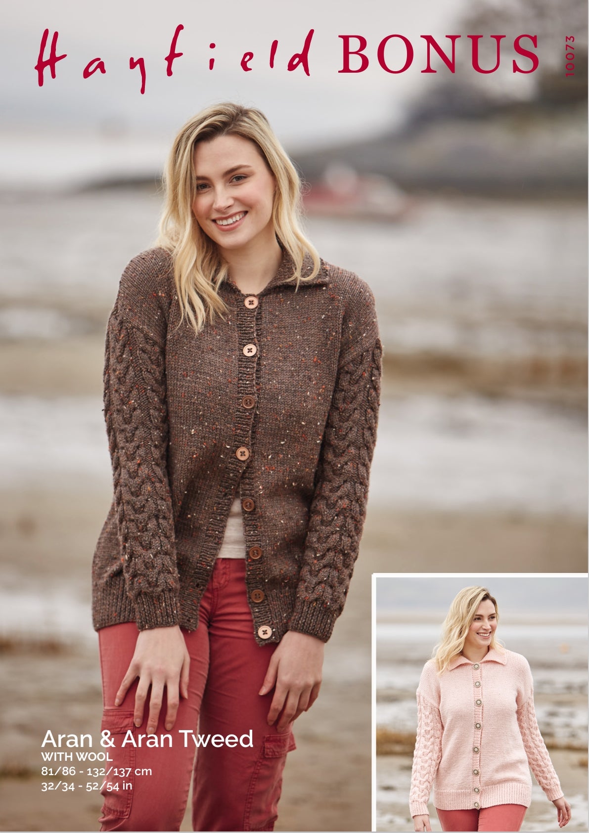Hayfield Cardigan Knitting Pattern in Aran 10073P PDF DOWNLOAD