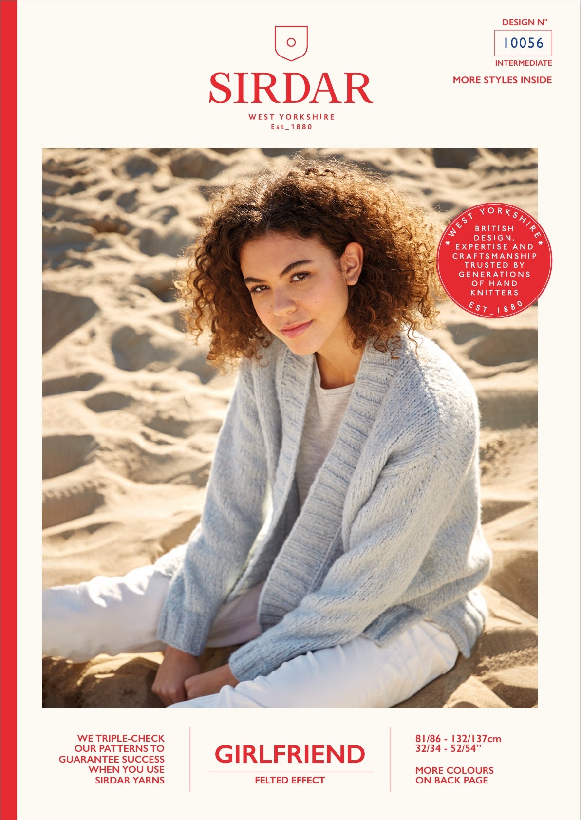 Sirdar Jacket Knitting Pattern in Chunky 10056P PDF DOWNLOAD