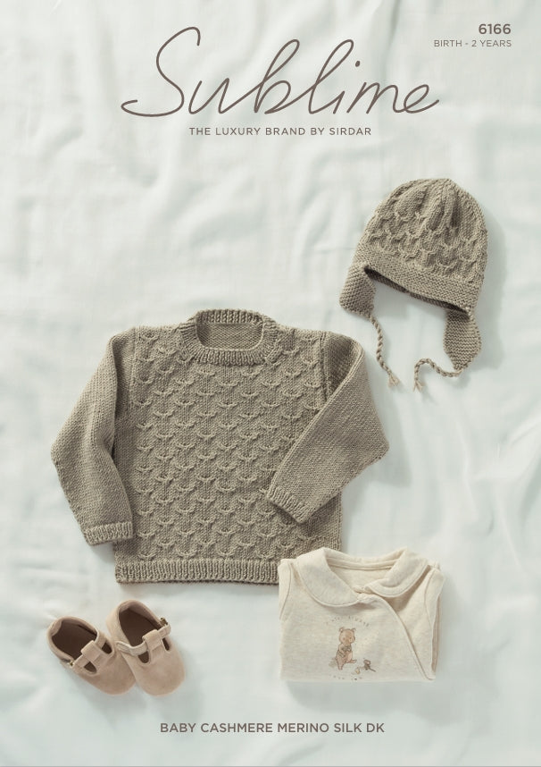 Sublime by Sirdar Child's Hat & Sweater Knitting Pattern in DK 6166P PDF DOWNLOAD