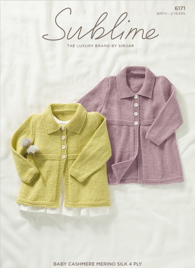 Sublime by Sirdar Cardigans Knitting Pattern in 4ply 6171P PDF DOWNLOAD