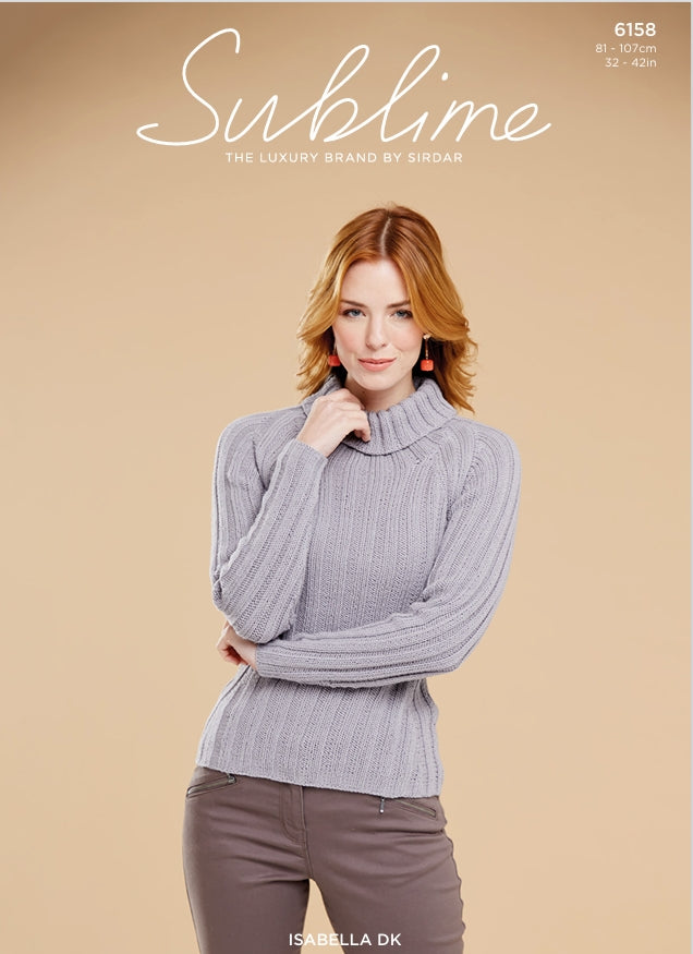 Sublime by Sirdar Sweater Knitting Pattern in DK 6158P PDF DOWNLOAD