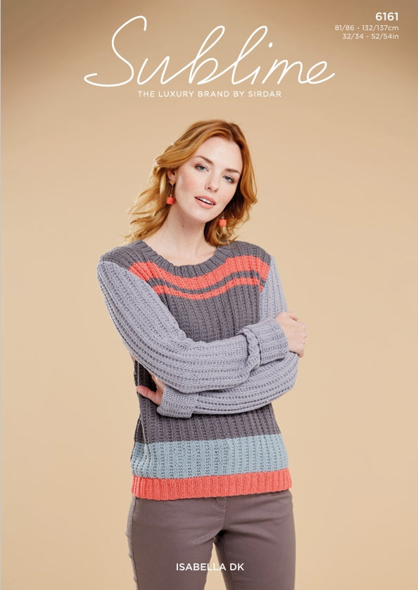Sublime by Sirdar Sweater Knitting Pattern in DK 6161P PDF DOWNLOAD