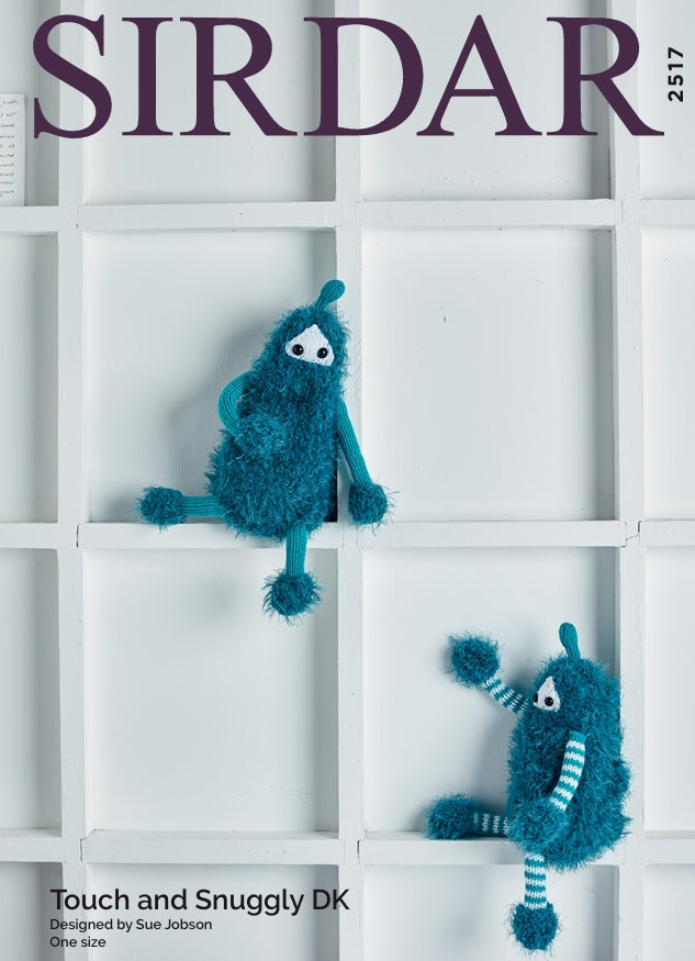 Sirdar Alien Toys Knitting Pattern in Super Chunky & DK 2517P PDF DOWNLOAD