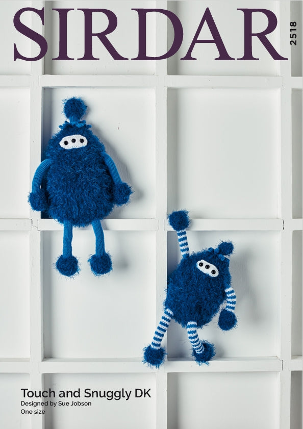 Sirdar Alien Toys Knitting Pattern in Super Chunky & DK 2518P PDF DOWNLOAD