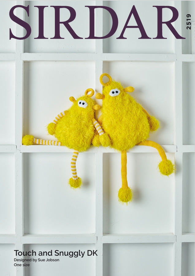 Sirdar Alien Toys Knitting Pattern in Super Chunky & DK 2519P PDF DOWNLOAD