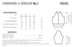 Sirdar Cardigans Knitting Pattern in Sirdar No.1 DK 4846P PDF DOWNLOAD