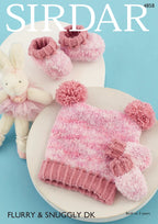 Sirdar Accessories Knitting Pattern in Sirdar Flurry and Snuggly DK 4858P PDF DOWNLOAD