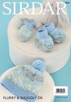 Sirdar Accessories Knitting Pattern in Sirdar Flurry and Snuggly DK 4858P PDF DOWNLOAD